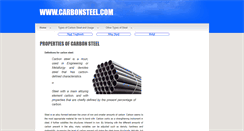 Desktop Screenshot of carbonsteel.com