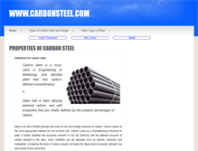 Tablet Screenshot of carbonsteel.com